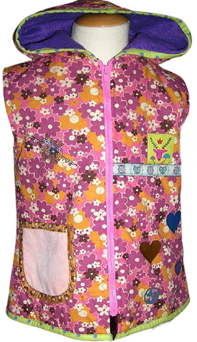 Gilet con cappuccio outdoor