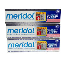 3 dentifrici Meridol Parodont Expert NUOVA FORMULA MHD 07/2026 (3x75 ml)