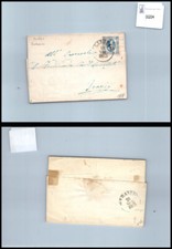 Storia postale Regno VEII da Canosa Borbonico a Trani sassone 13