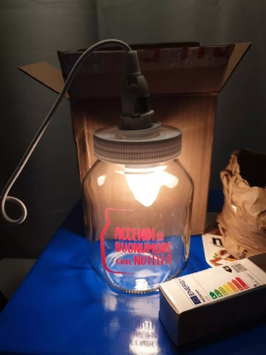 Lampada barattolo vetro - lampada,