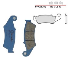 PASTIGLIE FRENO ANTERIORI BREMBO BLU CARBON 07KA1705 BETA RR 300 2T RACING 2013