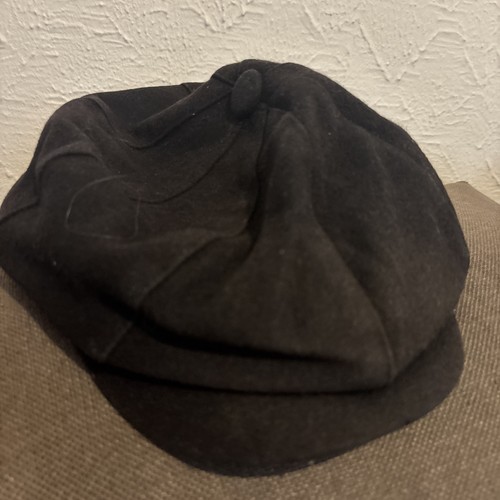 Berretto piatto nero christys - piatto,