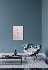 Disegno raffigurante donna nuda seduta firmato Dall'artista Dimensione A4