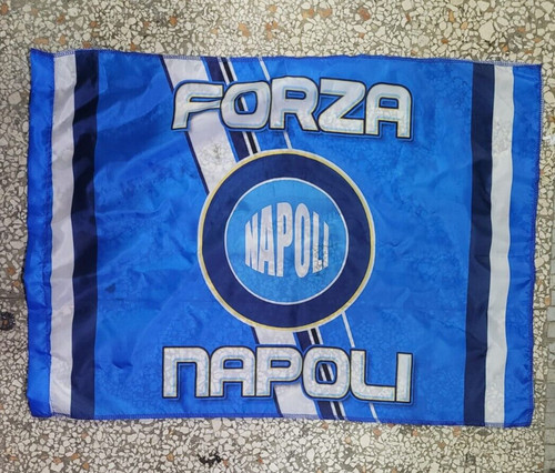 Bandiera napoli 50x70 forza - napoli,