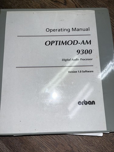 Orban optimod 9300 - orban, am