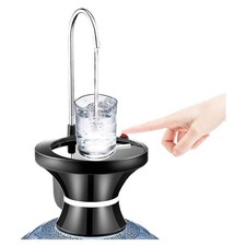DISPENSER EROGATORE D'ACQUA RUBINETTO CON BASE PER BOCCIONI RICARICABILE USB