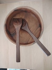 Ciotola Con Posate In Legno