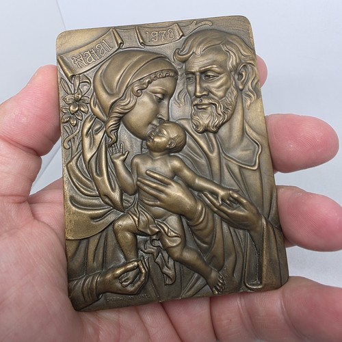 Medaglia bronzo natività - medaglia,