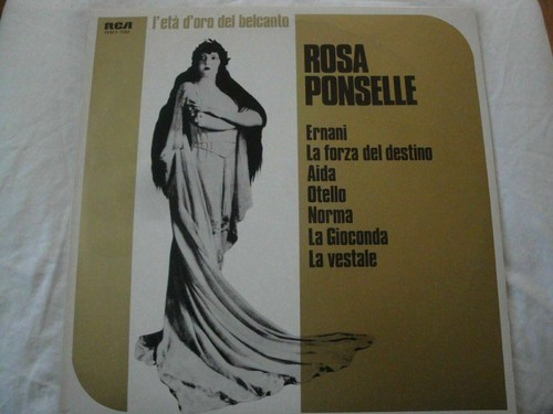 Rosa ponselle vinyl 1976 - ponselle, lp