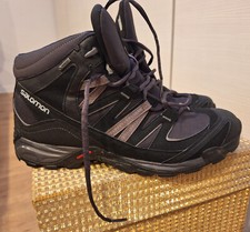 SALOMON scarpe trekking taglia IT 46 / UK  11 colore nero utilizzate una volta! 