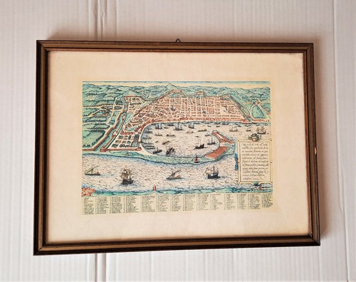 Quadro città porto - quadro,