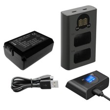 Caricabatteria doppio LCD +