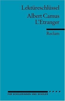 Albert camus letranger - camus:,