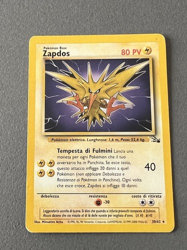 Pokemon zapdos fossil - zapdos,