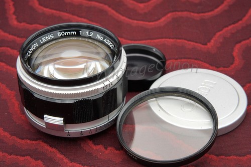Canon lens 50mm - f1.2, ltm