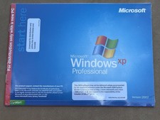 Microsoft Windows XP Professional Version 2002 OEM Software NEW & FACTORY SEALED