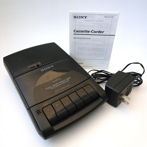 Vintage sony cassette corder - vintage,