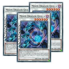 3x MOON DRAGON QUILLA • (Quilla, Drago Della Luna) • Comune • LDS3 EN053 • 1Ed