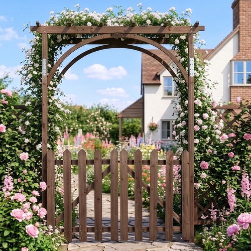 7ft wooden garden - wooden,