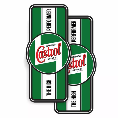 Adesivi castrol 10x5 auto - 2,