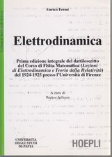 Enrico Fermi, Elettrodinamica