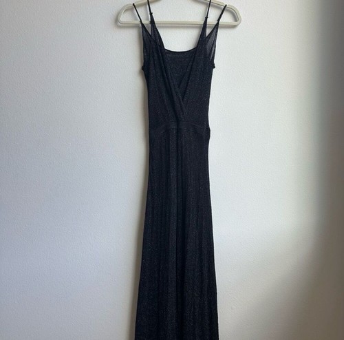 Abito lungo nero - , con