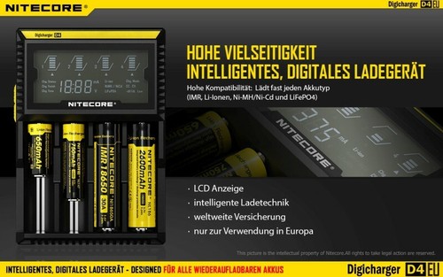 Nitecore digicharger - nitecore,