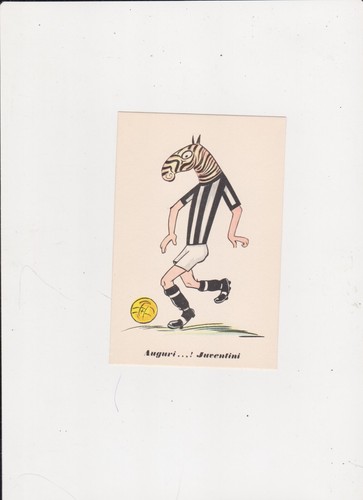 Juventus calcio cartolina - calcio,