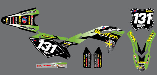 Grafiche kawasaki kxf - grafiche,