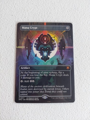 Mtg mana crypt borderless - mana,