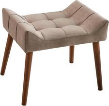 Antico sgabello da toeletta imbottito rosa sedia trucco vanità moderna