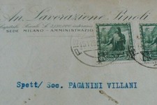 PINOLI_ LAVORAZIONE IN  PISA  S. ROSSORE_1938  BELLA  BUSTA VIAGGIATA  X  MILANO