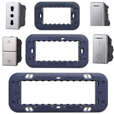 SERIE BTICINO FRUTTI AXOLUTE GRIGIA COMPATIBILE PRESA SCHUKO INTERRUTTORI USB TV