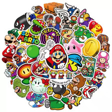 Super Mario 50 Pezzi Adesivi