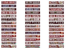 SUBBUTEO - 42 ADESIVI REGGIANA TIFOSERIE SUPPORTERS per GRADINATA TRIBUNA  CURVA