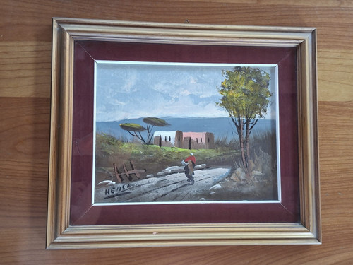 Quadro olio tela firmato - quadro,