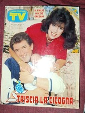 RIVISTA SORRISI E CANZONI TV 1990 N. 32. EZIO GREGGIO, GRECIA COLMENARES.