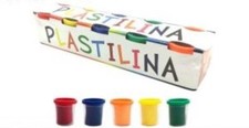 Plastilina Set 5 Vasetti da