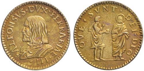 Italia ferrara alfonso i - -,