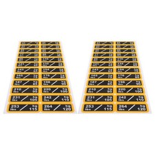  2 fogli di etichette adesive