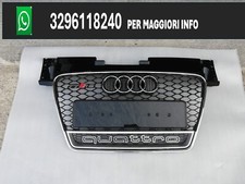 GRIGLIA ANTERIORE AUDI TT TTS TTRS 8J 2006-2014 CROMATA con inquadratura QUATTRO