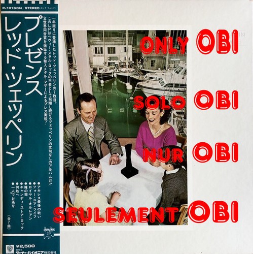 Led zeppelin presence - presence, japan