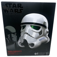 Elmetto elettronico Stormtrooper imperiale Star Wars serie nera nuovo con scatola!