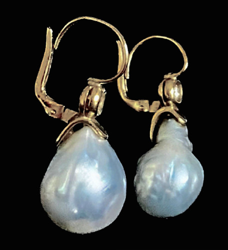 Orecchini perle barocche in - perle,