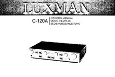 Luxman C-120A Owners Manual