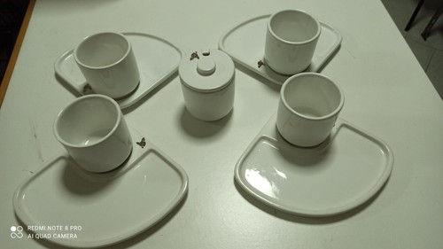 Set tazze piattino - 4,