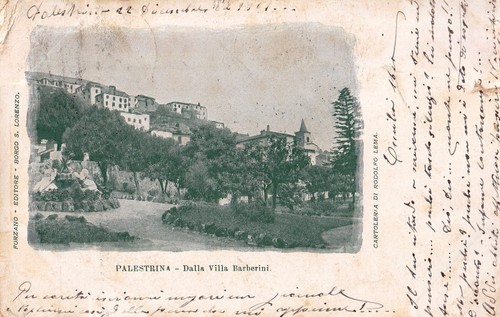 Palestrina dalla villa - -,