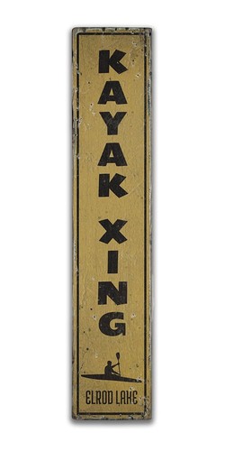 Insegna kayak crossing - insegna,