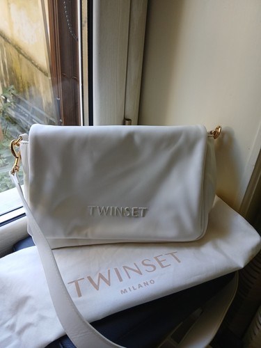 Borsa twinset bianco latte con - borsa,