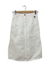 Gonna lunga LOUIS VUITTON, taglia 36, cotone, bianca